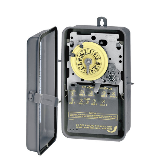 Intermatic 480 VAC 24-Hour 60HZ Metal Mechanical Time Switch T1205R