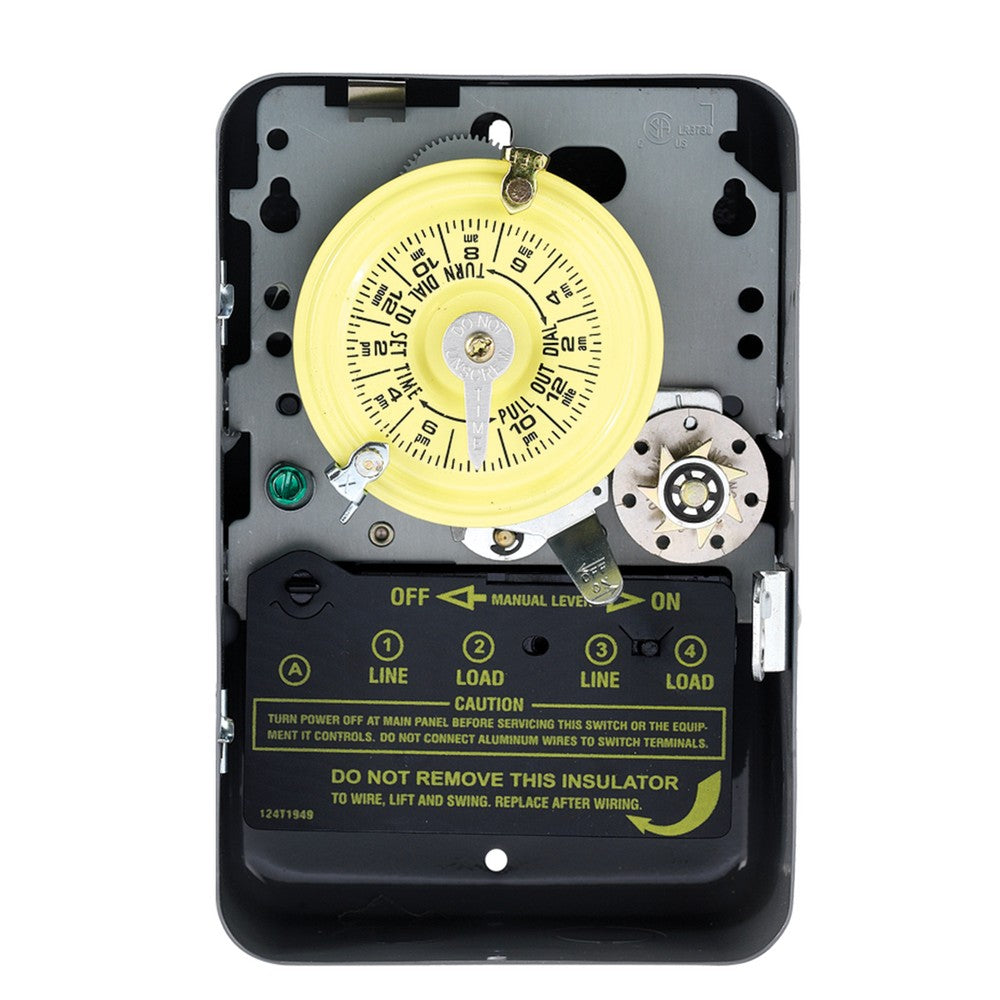 Intermatic 120 VAC 24-Hour 60HZ Metal Mechanical Time Switch T175