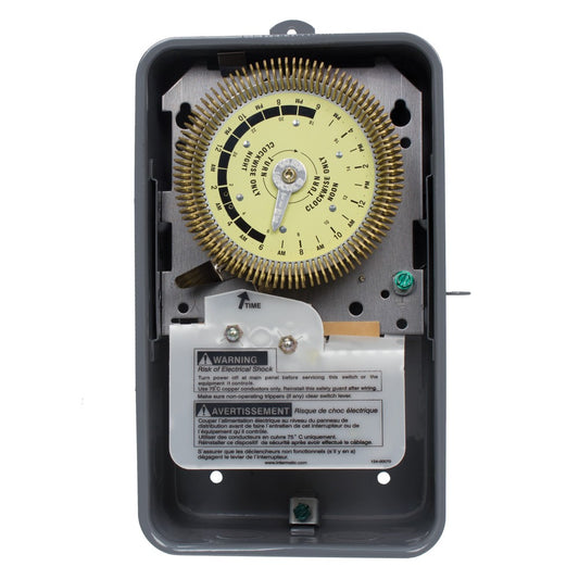 Intermatic 125 VAC 24-Hour 60HZ Metal Heavy-Duty Mechanical Time Switch T1905HDR
