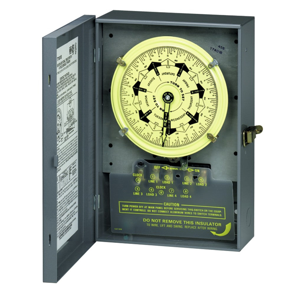 Intermatic 120 VAC 60Hz Indoor Mechanical Time Switch T7801BC