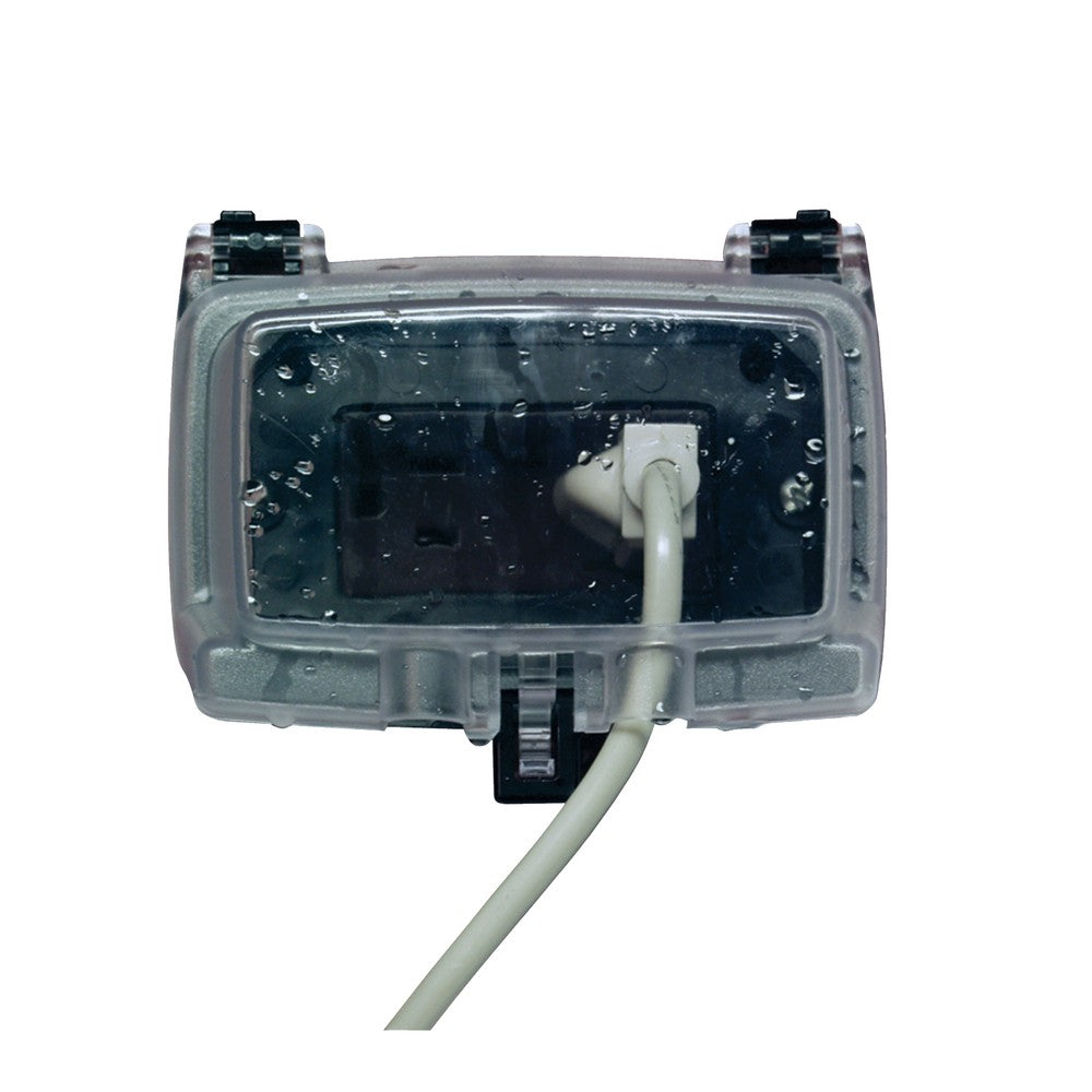 Intermatic Single-Gang 2.25" Clear In-Use Weatherproof Cover WP1000HC