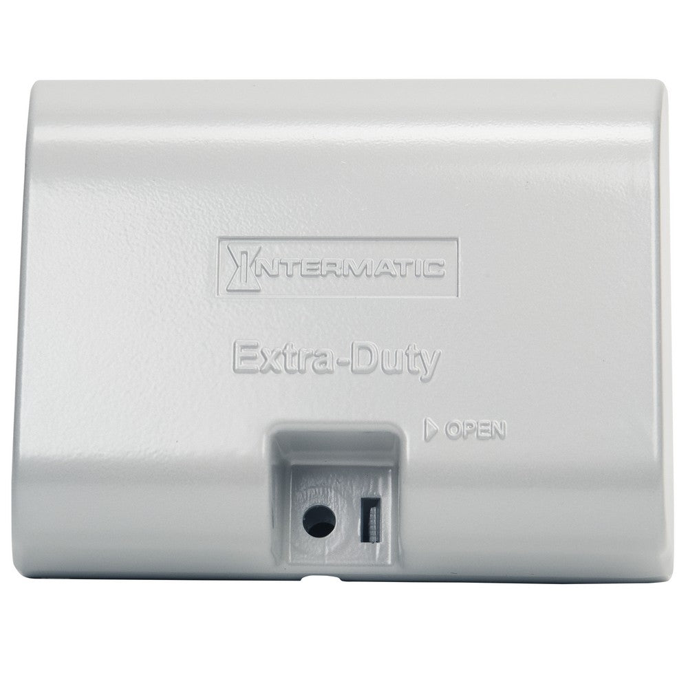 Intermatic Single-Gang 3.125" Gray In-Use Weatherproof Cover WP1010HMXD