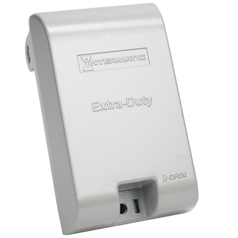 Intermatic Single-Gang 3.125" Gray In-Use Weatherproof Cover WP1010MXD