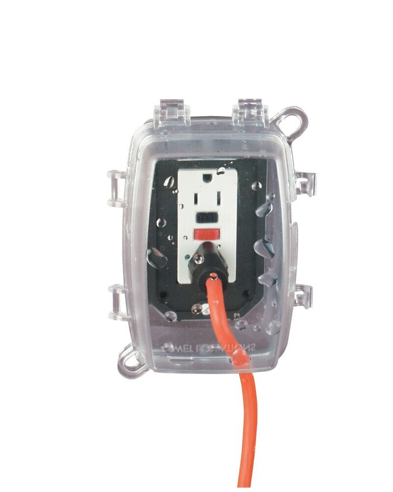 Intermatic Single-Gang 4.75" Clear In-Use Weatherproof Cover WP1150C