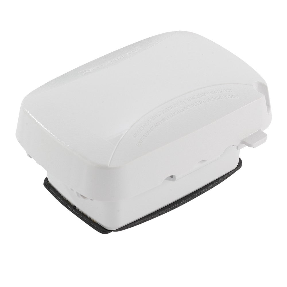 Intermatic Single-Gang 2.75" White In-Use Weatherproof Cover WP5100W