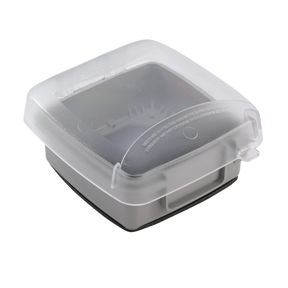 Intermatic Double-Gang 2.75" Clear In-Use Weatherproof Cover WP5225C