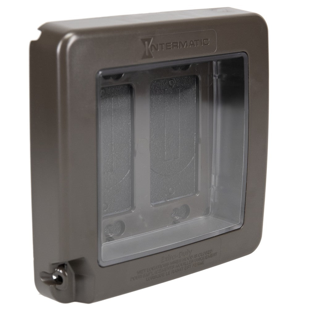 Intermatic Double-Gang Bronze In-Use Weatherproof Cover WP7200BR