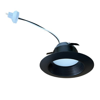 Lighting Spot 26 4 in. 10W 12V 5CCT selectable Baffle Black LED Recessed Downlight LS-LV4-5CCT-BF-BL
