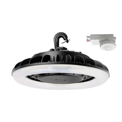 Lighting Spot 26 15 in. 190W 5000K Round Black LED High Bay Light LS-UF6-190W-50K-BKM