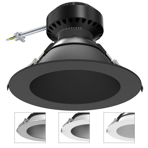 Lighting Spot 26 8 in. Matte Silver Lighting Accessory LSCD-10RR-SWH