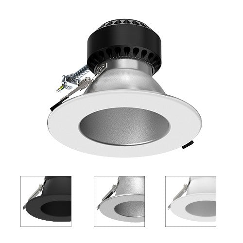 Lighting Spot 26 4 in. Matte White Lighting Accessory LSCD-4RR-WWH