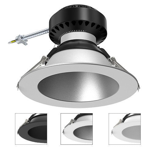 Lighting Spot 26 8 in. Matte Silver Lighting Accessory LSCD-8RR-SSL