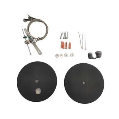 Lighting Spot 26 10 ft. Black Canopy Kit LSS-C-10BL