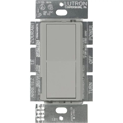 Lutron Claro switch in Gray