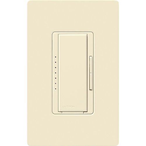 Lutron Maestro LED+ dimmer switch in Almond