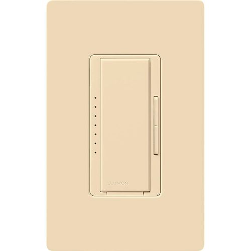 Lutron Maestro LED+ dimmer switch in Ivory