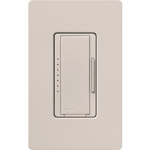 Lutron Maestro LED+ dimmer switch in Taupe