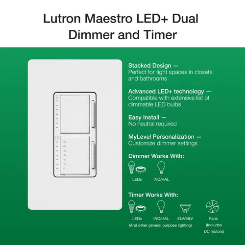 Lutron MACL-L3T251-MN Timer Switch