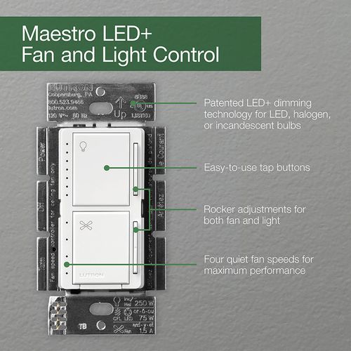 Lutron MACL-LFQ-TP Fan Control