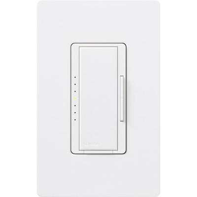 Lutron Maestro dimmer switch in Snow White