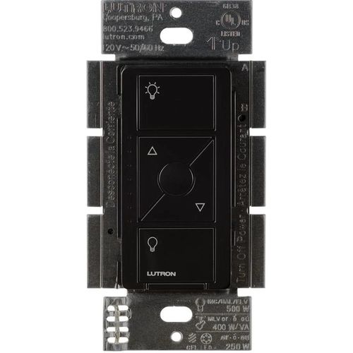 Lutron Caseta smart dimmer switch in Black
