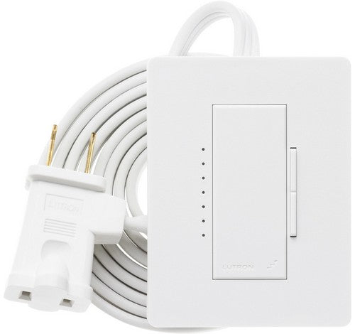 Lutron RadioRA dimmer switch in Snow White