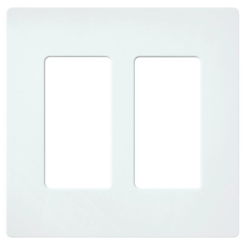 Lutron Claro dimmer switch in Glacier White