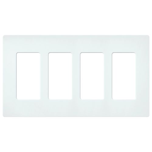 Lutron Claro dimmer switch in Glacier White