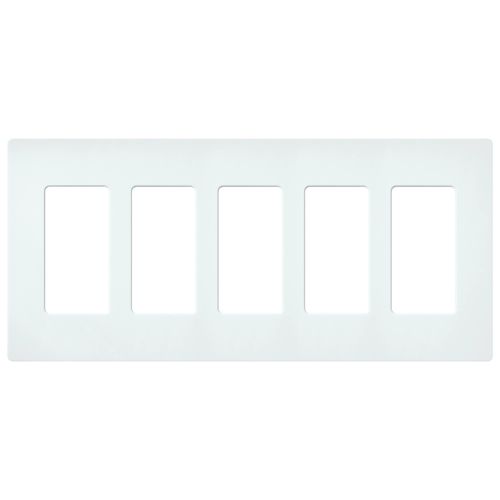 Lutron Claro dimmer switch in Glacier White