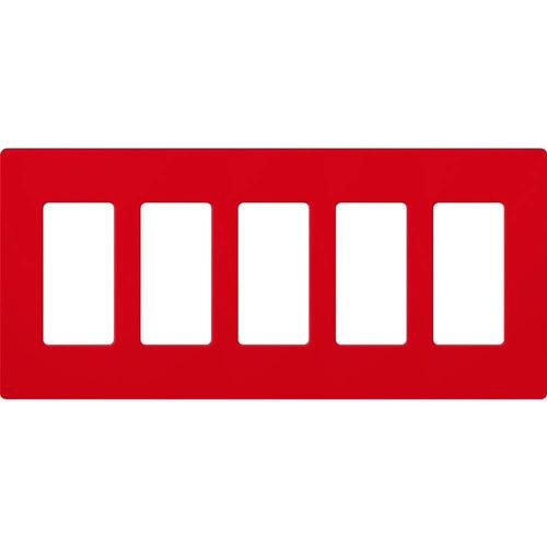 Lutron Claro dimmer switch in Signal Red