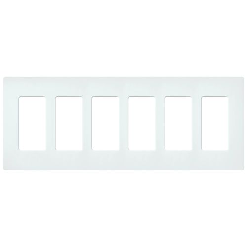 Lutron Claro dimmer switch in Glacier White