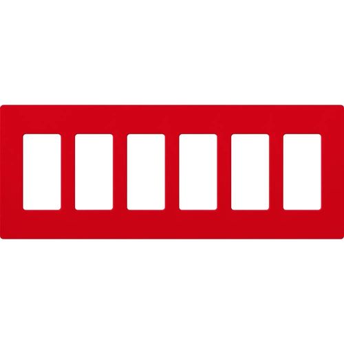 Lutron Claro dimmer switch in Signal Red