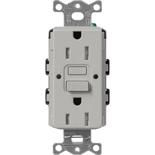 Lutron SCR-15-GFST-PB GFCI Receptacle