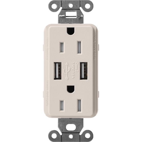 Lutron SCR-15-UBTR-TP USB Receptacle