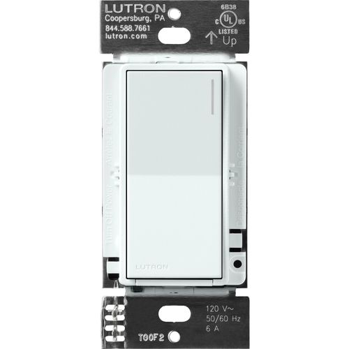 Lutron Sunnata switch in Glacier White