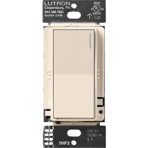 Lutron Sunnata switch in Light Almond