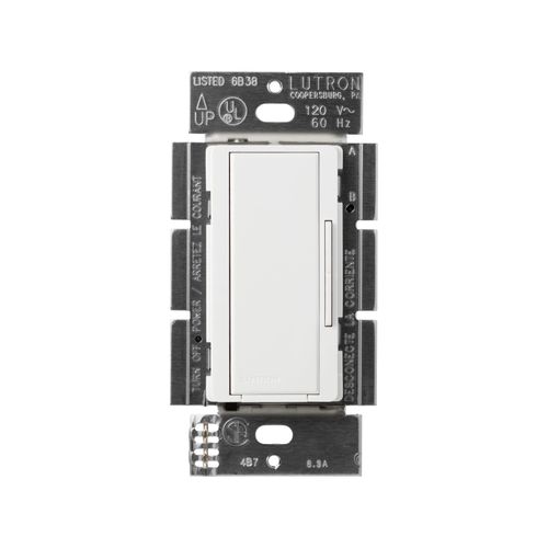 Lutron Maestro dimmer switch in White