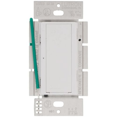Lutron Maestro fan and light control in White