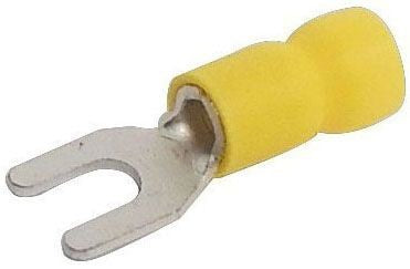 Morris 01166 Vinyl Insulated Spade Terminal 12-10 AWG 1/4 In Stud