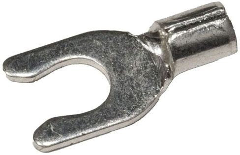 Morris 11674 Non-insulated Locking Spade Terminal 12-10 AWG #6 Stud