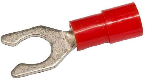 Morris 11724 Nylon Locking Spade Terminal 22-16 AWG #8 Stud