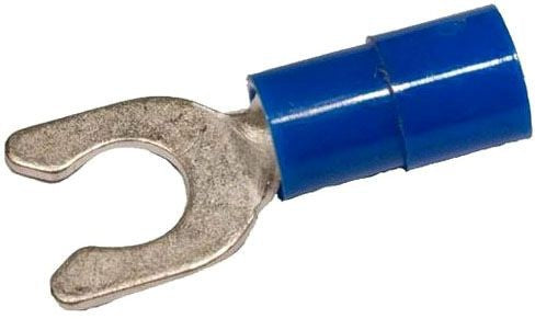 Morris 11732 Nylon Locking Spade Terminal 16-14 AWG #10 Stud