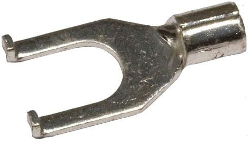 Morris 11758 Non-insulated Flange Spade Terminal 12-10 AWG #8 Stud