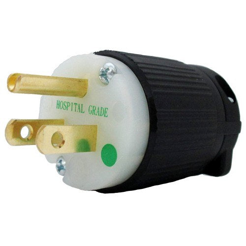 Morris 20410 Hospital-Grade Straight-Blade Plug