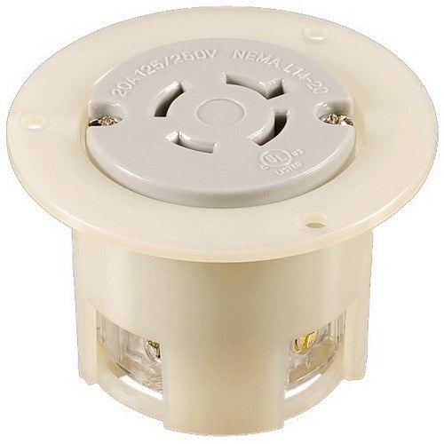 Morris 20457 Recessed Locking Receptacle