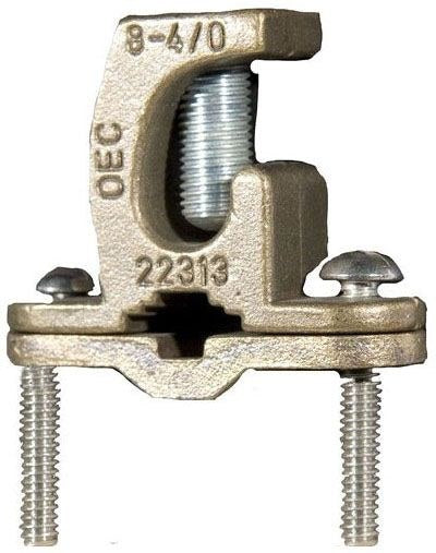 Morris 91655 Copper Ground Pipe Clamp - Heavy Duty Lay-In