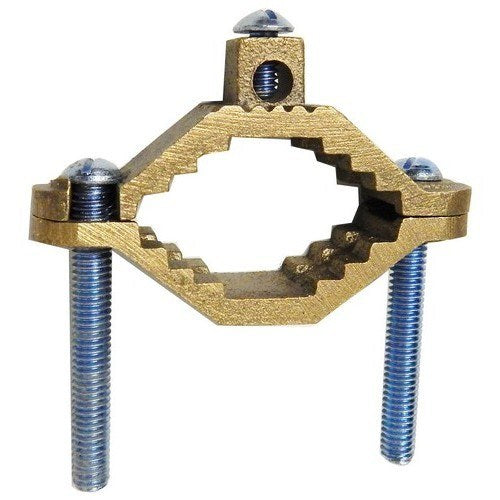 Morris 91660 Copper Ground Pipe Clamp - Serrated Collar