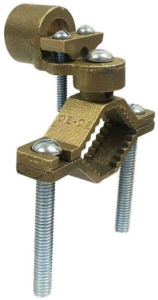 Morris 91707 Copper Ground Clamp - Rotatable Rigid Conduit Hub