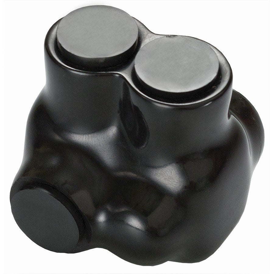 Morris 97050 Black Insulated 2-Conductor Offset Connector