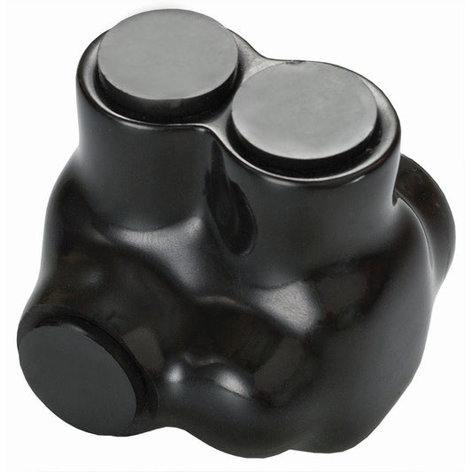 Morris 97056 Black Insulated 2-Conductor Offset Connector